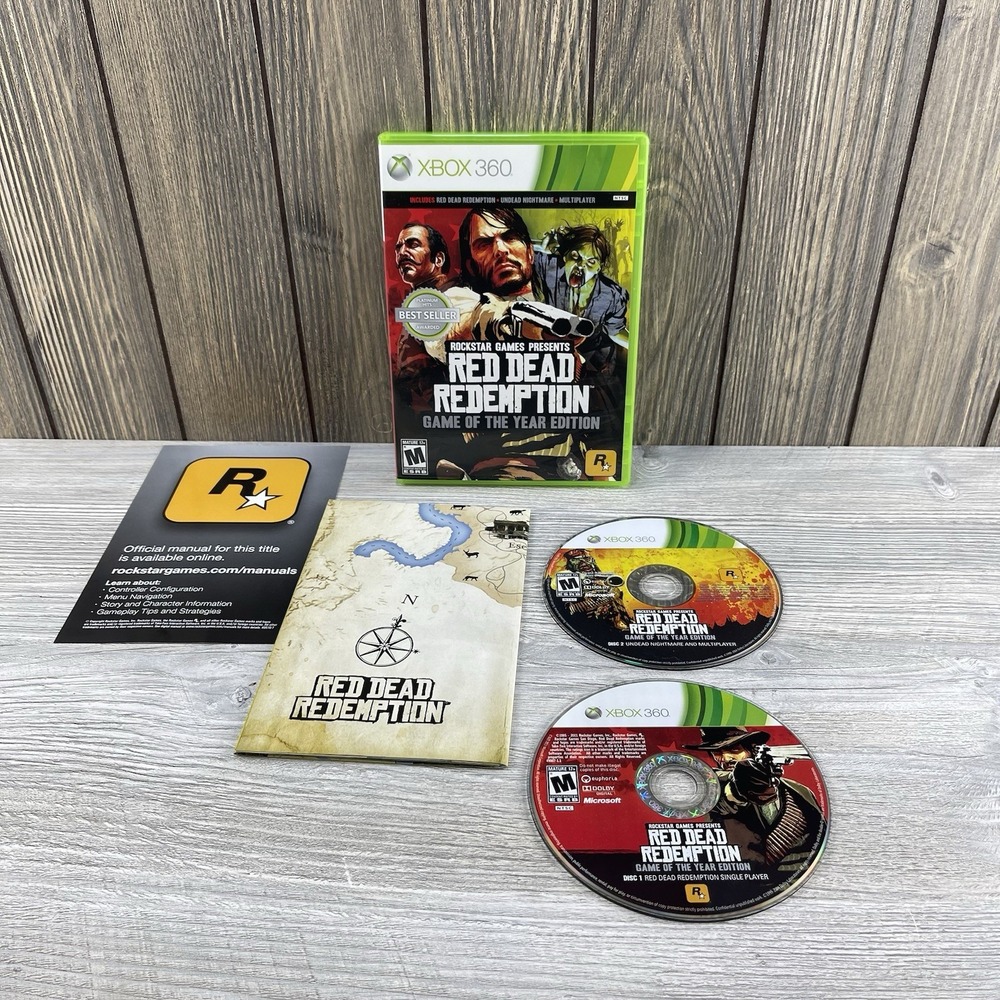 Red Dead Redemption: Game of the Year Edition - Xbox 360 Tested Working